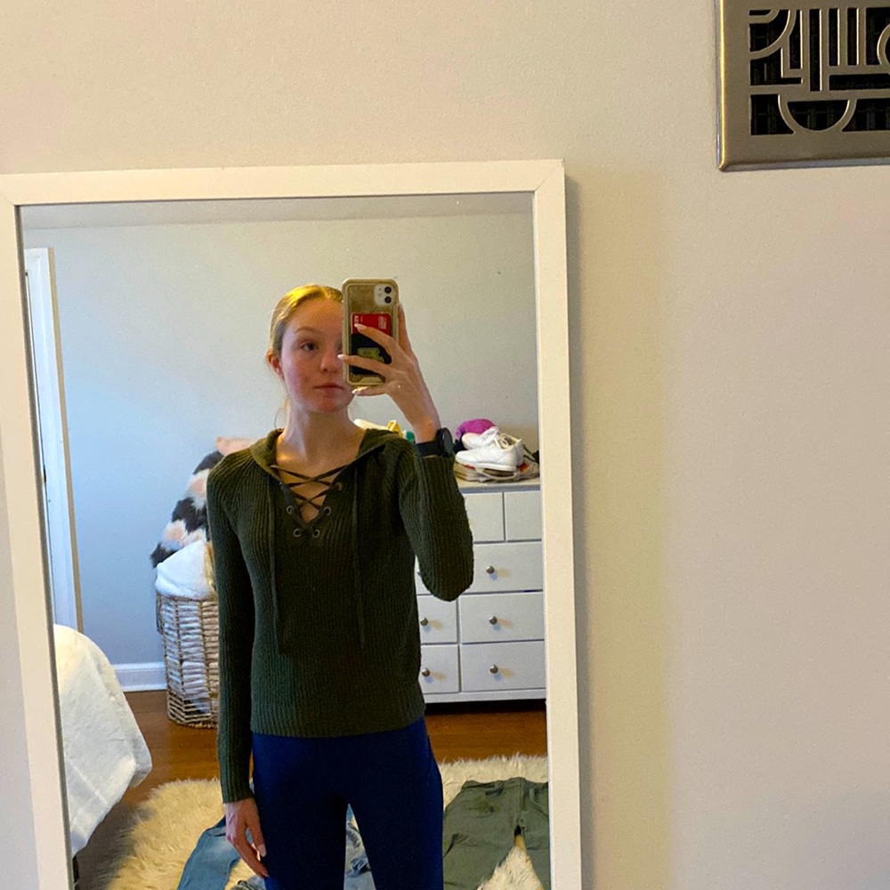 Dark green sweater from Zumiez, size small